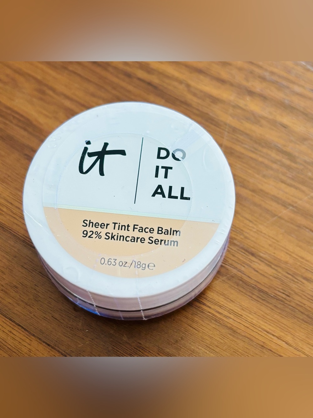 New/sealed IT Cosmetics Do It All Sheer Tint Face Balm Fair Warm 120 0.63 oz/18g
